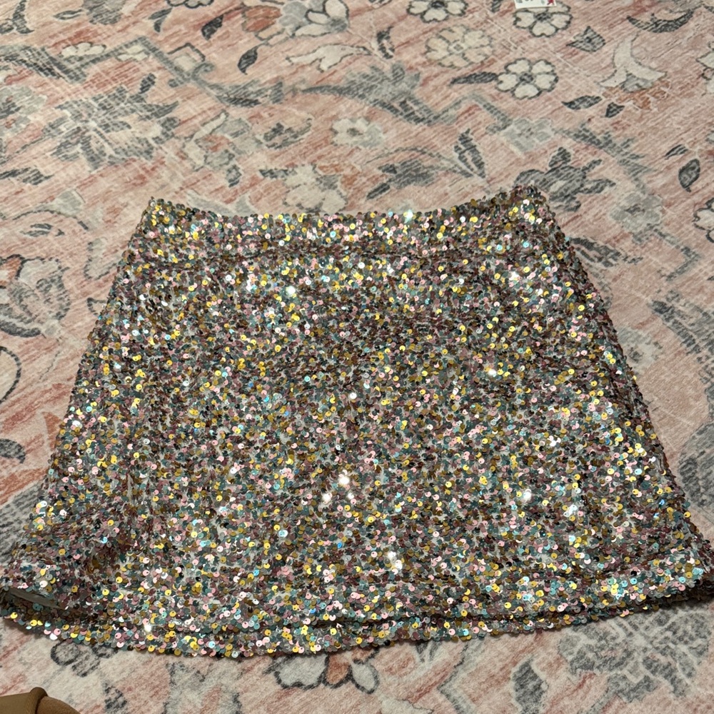 Sparkling Sequin Mini Skirt